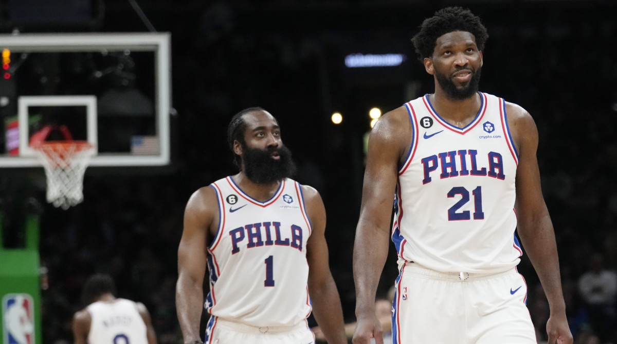 James Harden and Joel Embiid